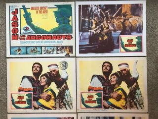 7 Lobby Cards 11x14: Jason and the Argonauts (1963) Todd Armstrong 2