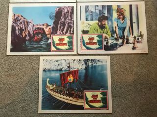 7 Lobby Cards 11x14: Jason and the Argonauts (1963) Todd Armstrong 3