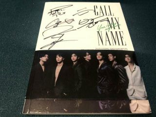 Got7 Album Autograph All Member Signed Promo Album Kpop