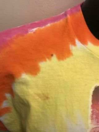 Vintage 1995 Jerry Garcia Hand/Palm Print Grateful Dead Tie Dye Shirt Mens XL 5