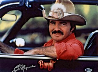 Burt Reynolds Signed 11x14 Smokey And The Bandit Photo - Trans Am Beckett Bas 2