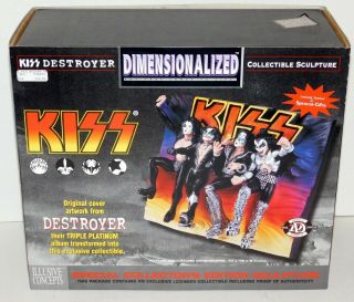 Kiss Band Destroyer Album Cover 3 - D Statue Figurine Illusive Concepts 