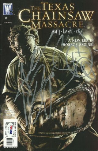 Andrew Bryniarski Signed The Texas Chainsaw Massacre Comic Book 1 Psa/dna