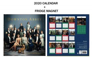 Downton Abbey Official Calendar 2020,  Metal Machine Fridge Magnet