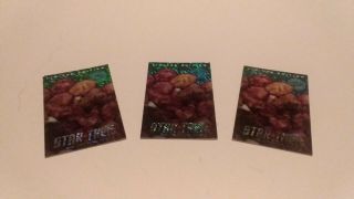 Three Limited Edition Star Trek Tribbles Cards From Dave And Busters