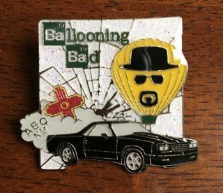 Limited Edition 2019 El Camino Breaking Bad Albuquerque Balloon Fiesta Pin White