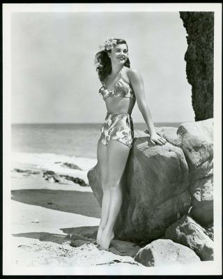 Esther Williams Stunning In Bathing Suit Vintage 1940s Mgm Dblwt Photo