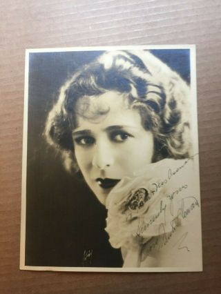 Anita Stewart Very Rare Very Early Vintage Autographed 8/10 Photo 20s