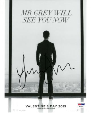 Jamie Dornan Signed 50 Shades Of Grey Autographed 8x10 Photo Psa/dna Ae81551