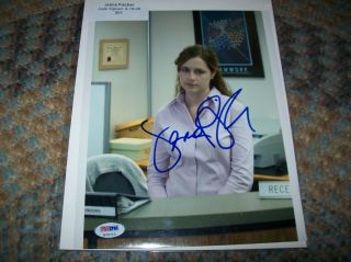 Jenna Fischer Autographed 8x10 Color Photo W/ (ex) Signed The Office Pam Tv