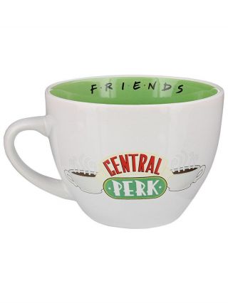Friends Central Perk Coffee Cup White Mug 12.  8x9.  5cm
