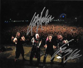 Slayer Signed Autographed 8x10 Photo Kerry King & Gary Holt Proof 1