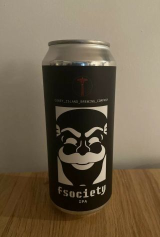 Mr.  Robot - Coney Island Brewery - Limted Release F - Society Empty Can
