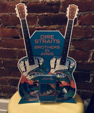 Dire Straits Brothers In Arms Promo Counter Stand - Up Record Store Display