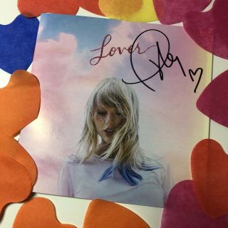 Taylor Swift Signed Lover Booklet With