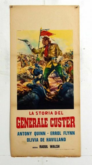 Italy Playbill - They Died With Their Boots On - Quinn - Raoul Walsh - Western - B81 - 20