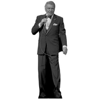 Frank Sinatra Lifesize Cardboard Cutout Standup Standee Poster Black - And - White