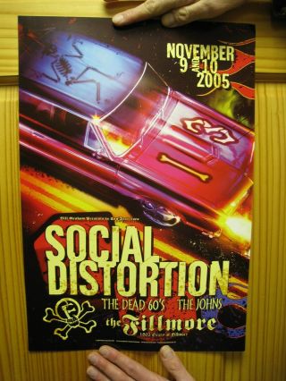 Social Distortion Poster The Fillmore November 9 And 10 2005