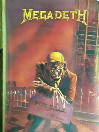 Vintage Megadeth " Vic Poster " 1986 22 X 33