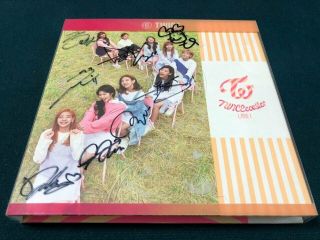 Twice [twicecoaster] Album Autograph All Member Signed Promo Album Kpop