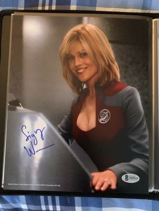 Sigourney Weaver Signed 8x10 Photo Galaxy Quest Beckett Bas Coolwater Produxtion