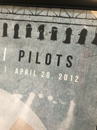 RARE twenty one pilots Concert Poster Columbus Ohio Hometown Show 2012 2