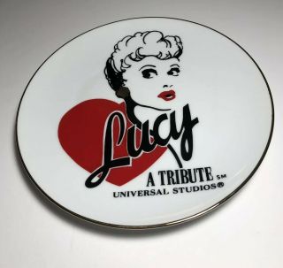 I Love Lucy Reutter Porzellan Plate - " Lucy - A Tributesm - Universal Studi0s