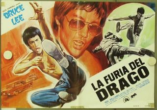 Bu94 The Green Hornet Bruce Lee Great Rare Poster Ita C