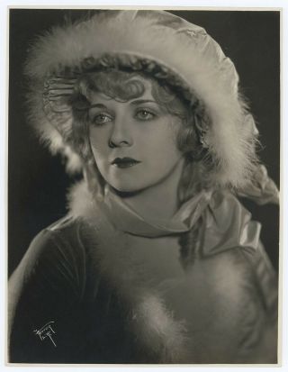 Hatted Silent Film Star Alice Terry Vintage 