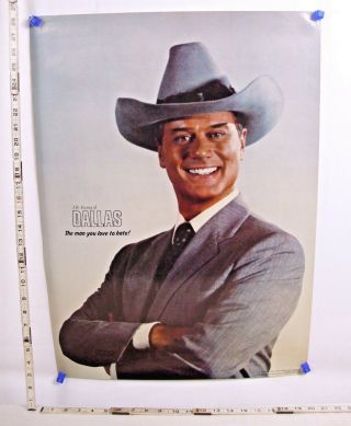 J.  R.  Ewing The Man You Love To Hate Dallas Tv Show Poster 1980 By Pro Arts Media