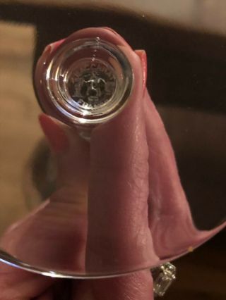 Set Of 5 Vtg Signed Baccarat Crystal St Remy 6 Oz Champagne Flutes Wine Glasses