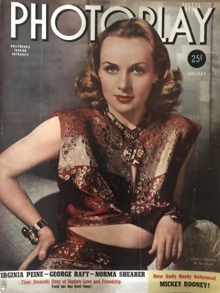 Five Carole Lombard Vintage Movie Magazines