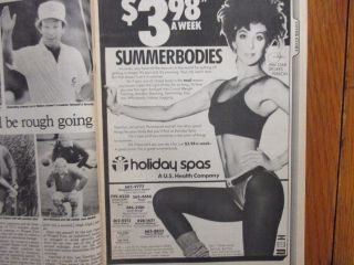 June 10,  1984 Philadelphia Inquirer Tv Week (cher/sonny Bono/i Got You Babe)