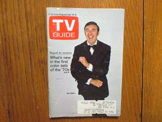Sep - 1969 TV Guide (THE BRADY BUNCH DEBUT/DINA MERRILL/DENISE NICHOLAS/ROBERT REED 5