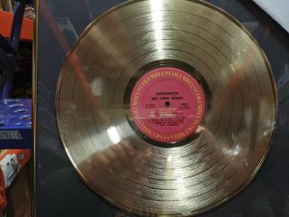 AEROSMITH - Get Your Wings Gold Record in Frame Train Kept a Rolling Tyler/Perry 3