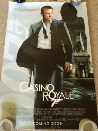 Casino Royale James Bond D/s Int.  Regular One - Sheet Poster -