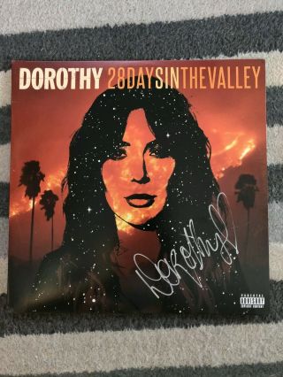 Dorothy Rock Band Musician Signed 28 Days In The Valley Vinyl Lp Record