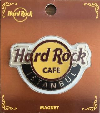 Hard Rock Cafe Istanbul Classic Logo Magnet Never Been Opened.