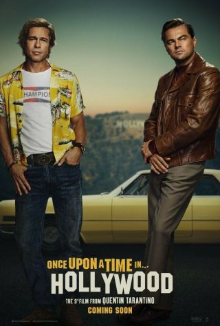 Quentin Tarantino Once Upon A Time In Hollywood Intl 27x40 Ds Poster A