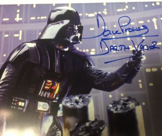 Dave Prowse Star Wars Celebration 8x10 Autograph Darth Vader BAS Beckett Rare 2