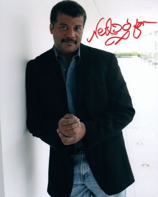 Neil Degrasse Tyson Signed Autographed 8x10 Photo Astrophysicist Cosmos Vd