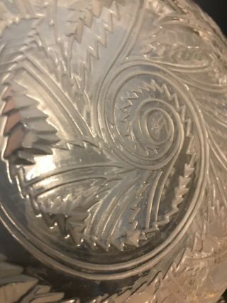 Lalique Crystal Bowl Pinsons Bird 6