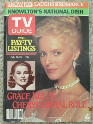Cheryl Ladd Grace Kelly 1983 Canadian Tv Guide,  Jaclyn Smith Charlie 