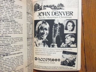 1975 Tv Guide (john Denver/olivia Newton - John/tony Franciosa/john Hammond