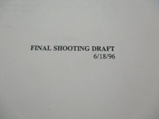 Hugo Pool Final Shoot Draft Movie Script 1996 Alyssa Milano Robert Laura Downey 7