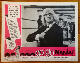 Go Go Mania Complete Set Of 8 Lobby Cards 1965 Steve Winwood Jimmy Saville