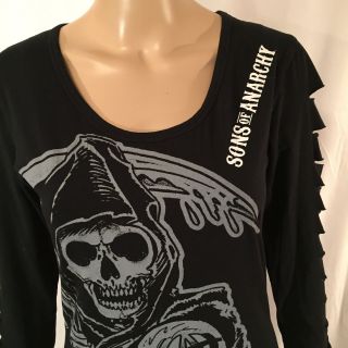 Sons of Anarchy Woman’s Long Sleeve Shirt Size M 2