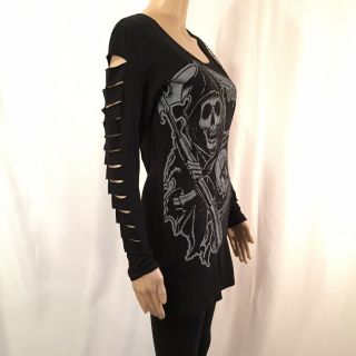 Sons of Anarchy Woman’s Long Sleeve Shirt Size M 3