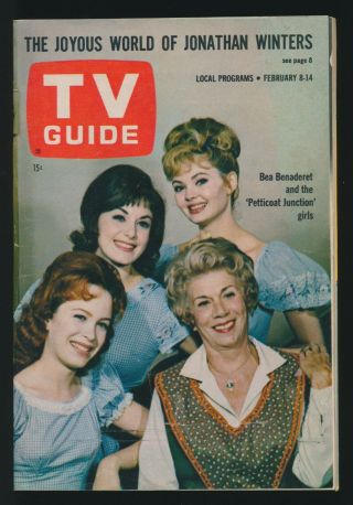 Beatles Feb 8,  1964 Edition Of Tv Guide With Ed Sullivan Show