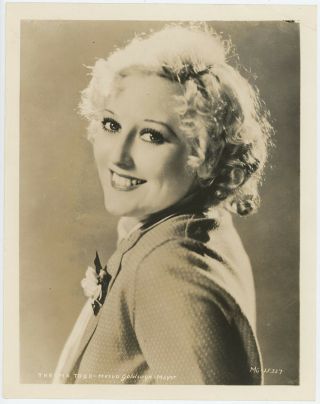The Ice Cream Blonde Thelma Todd Vintage 1930s Hollywood Regency Photograph